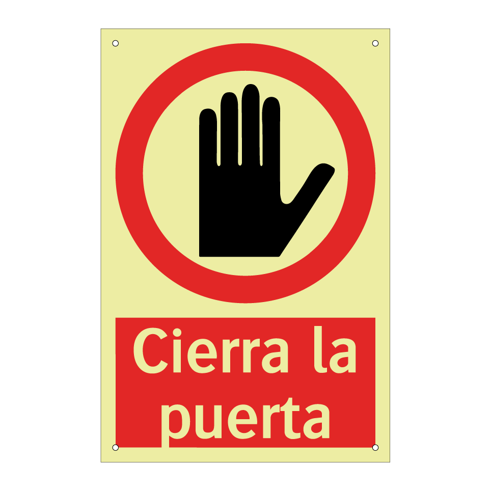 Cierra la puerta