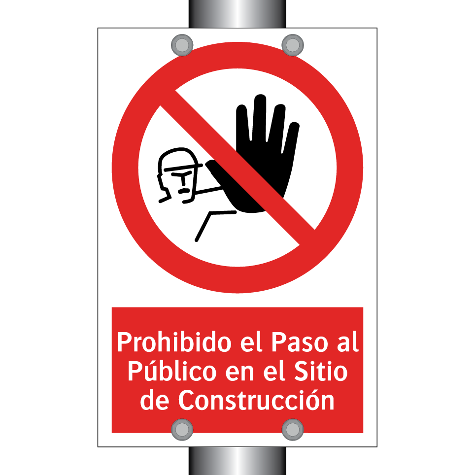 Prohibido el Paso al Público en el Sitio de Construcción