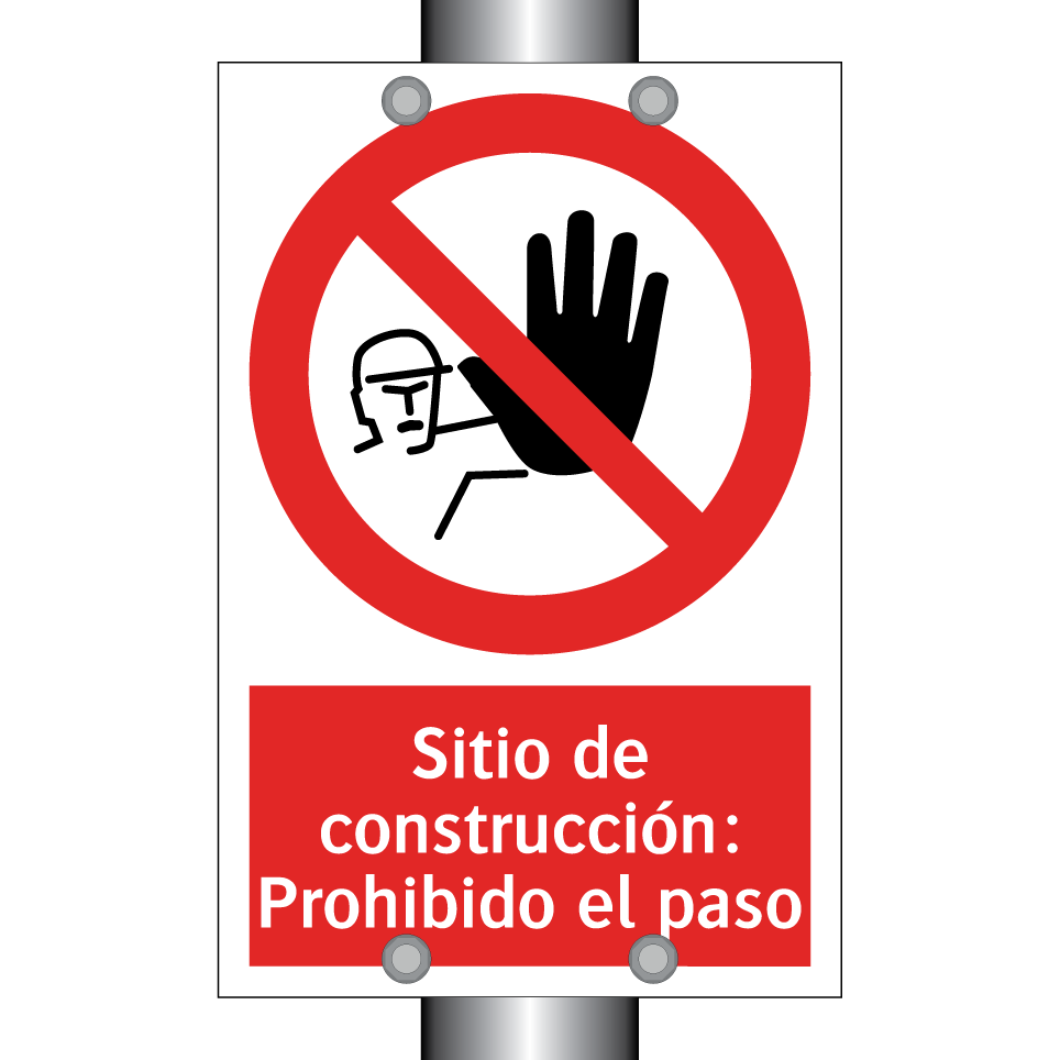 Sitio de construcción: Prohibido el paso