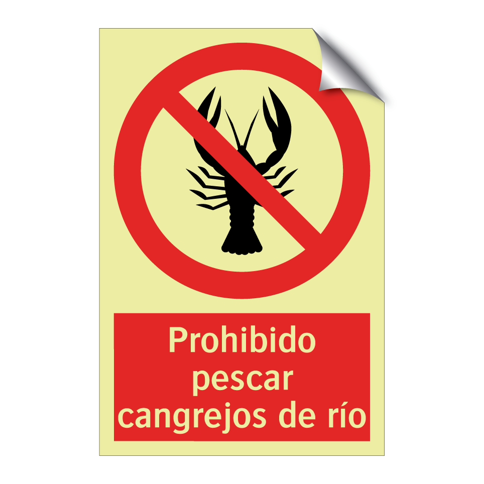 Prohibido pescar cangrejos de río