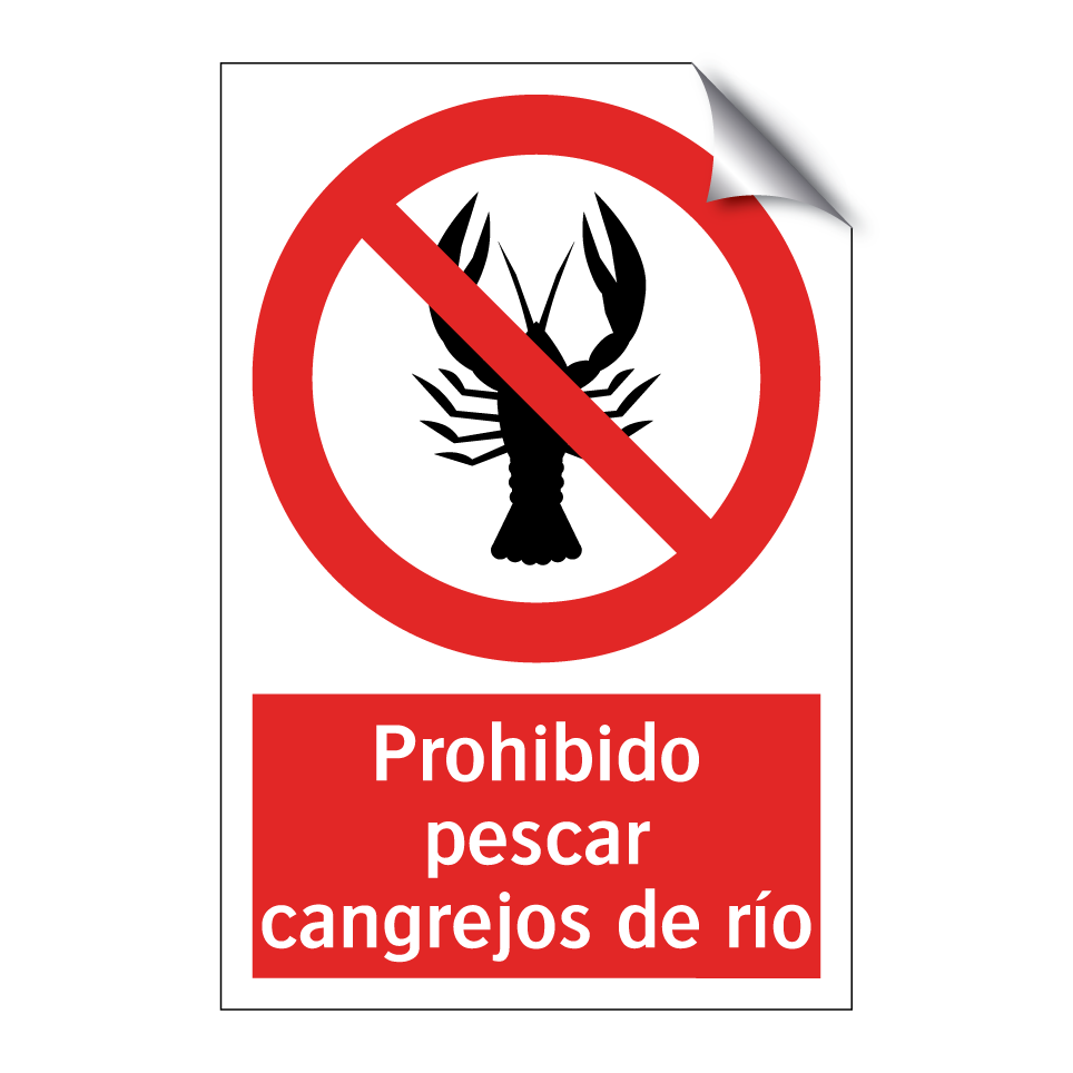 Prohibido pescar cangrejos de río