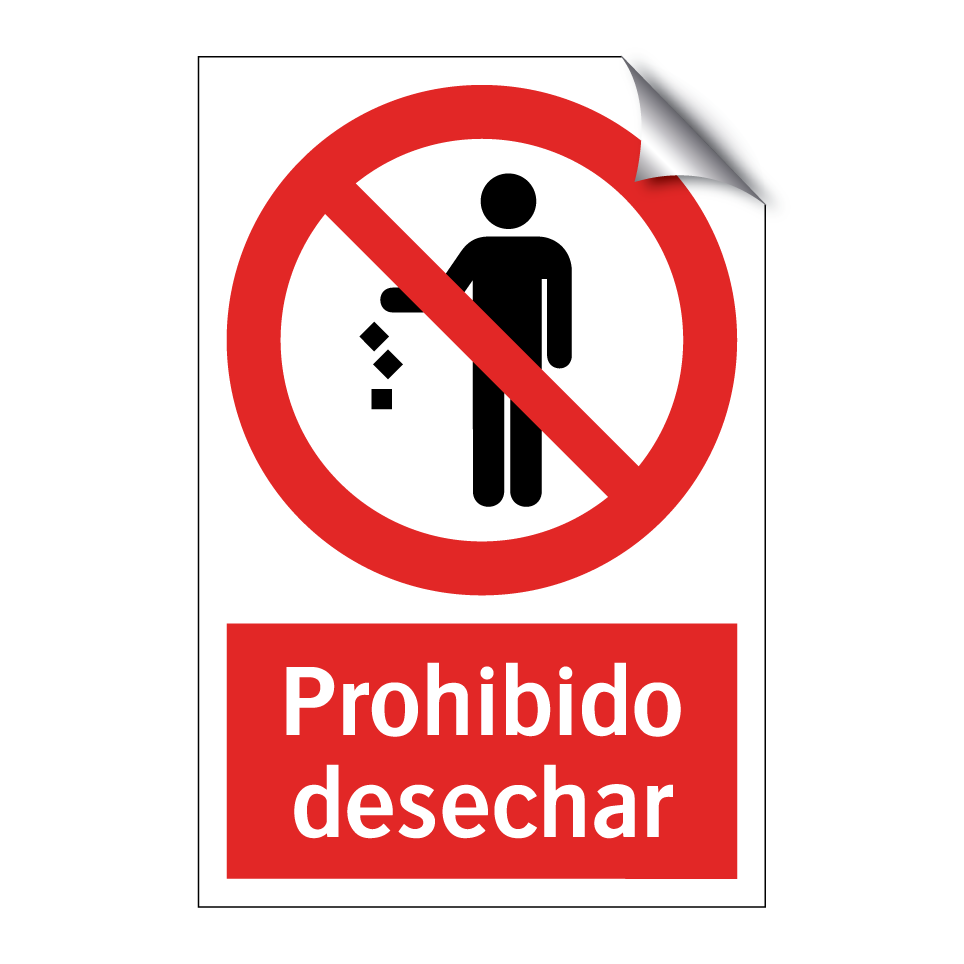 Prohibido desechar