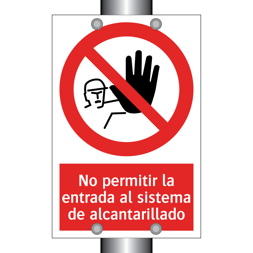 No permitir la entrada al sistema de alcantarillado