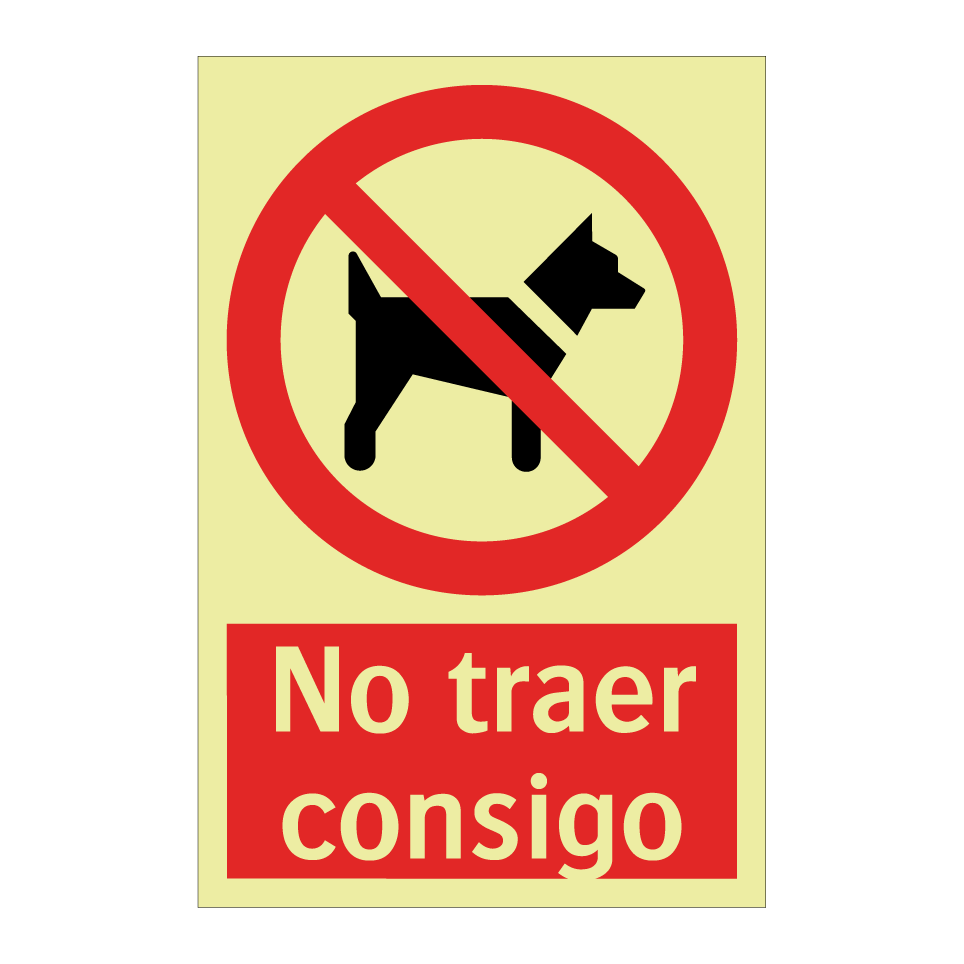 No traer consigo
