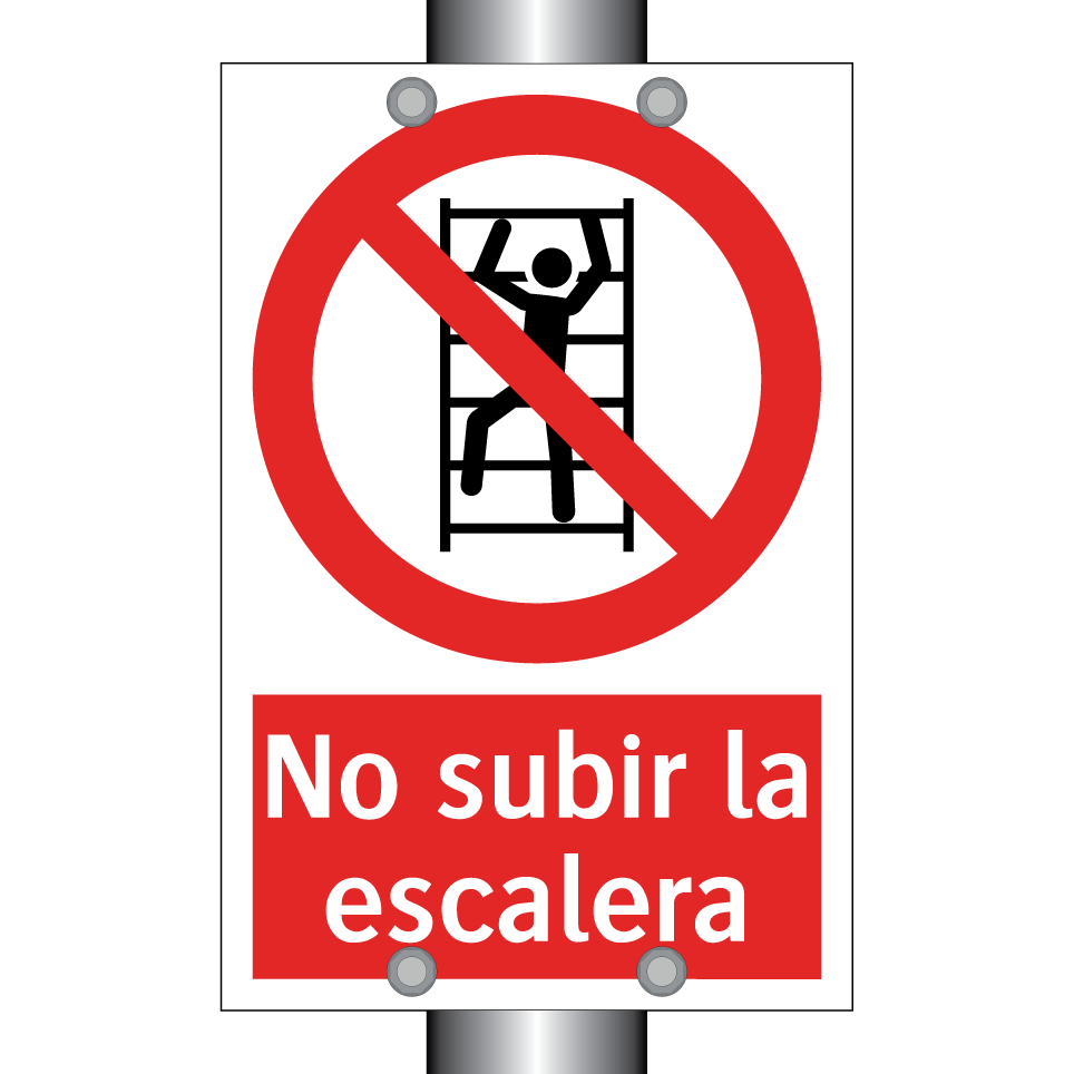 No subir la escalera