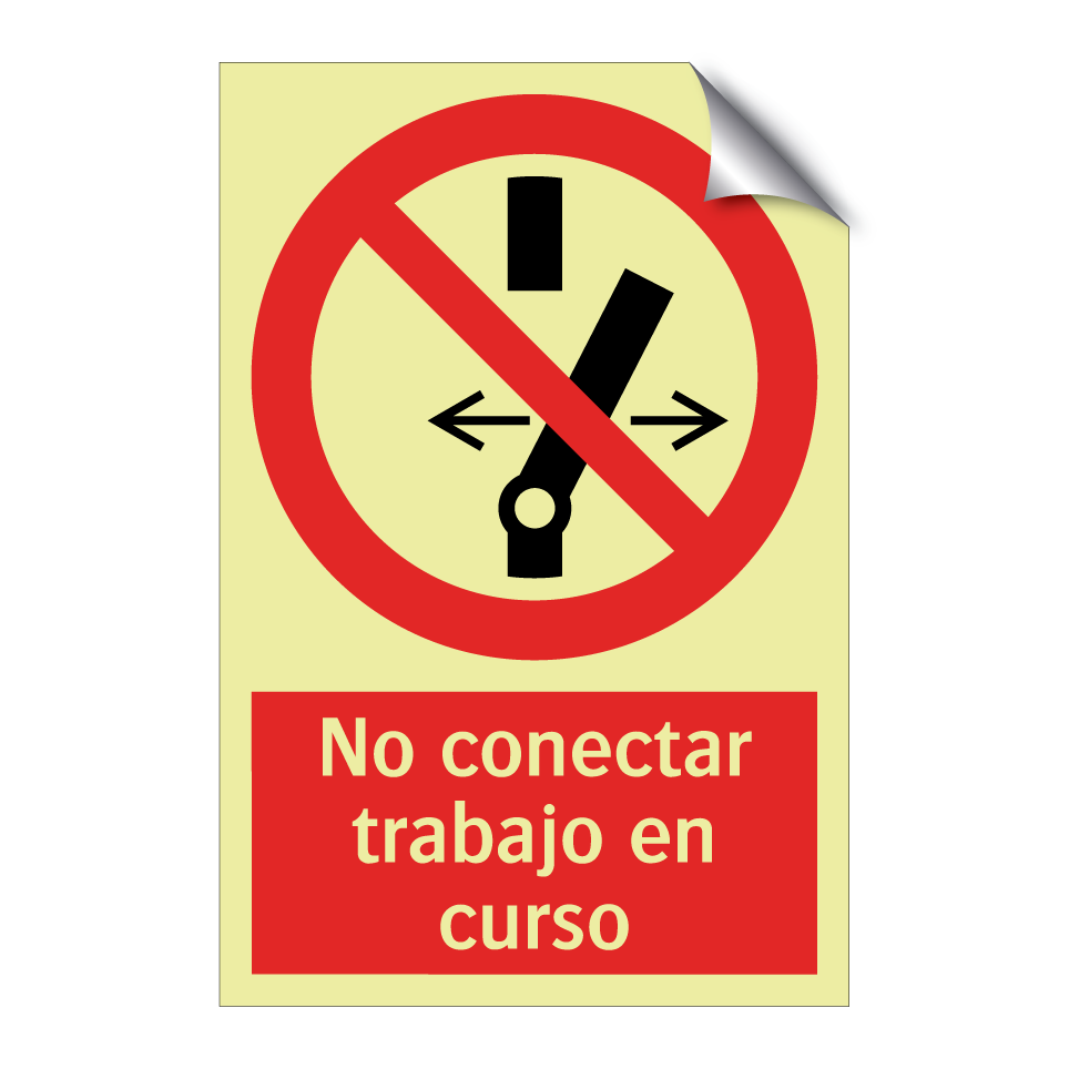 No conectar trabajo en curso