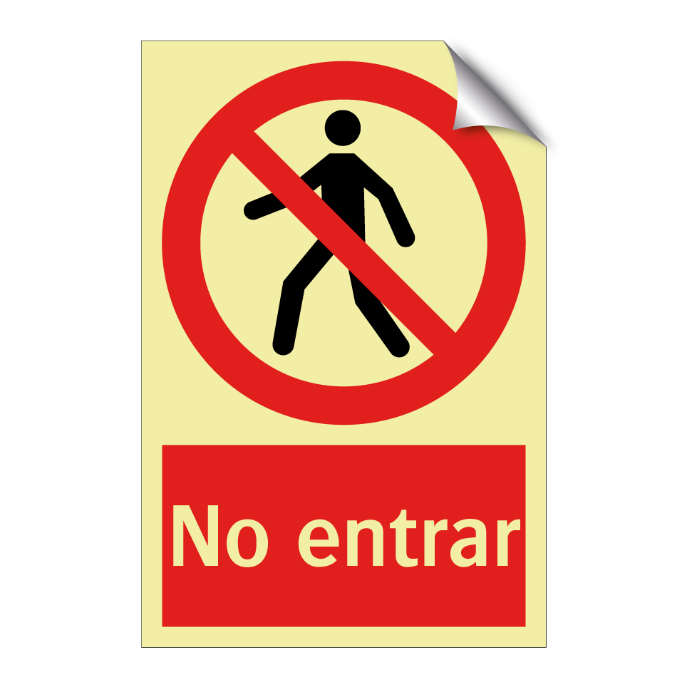 No entrar