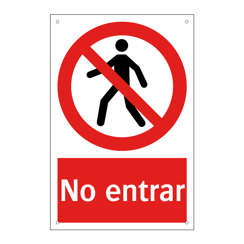 No entrar