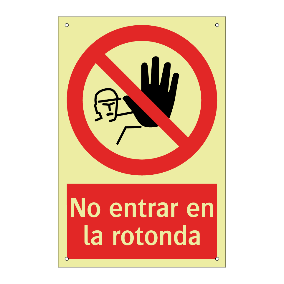 No entrar en la rotonda