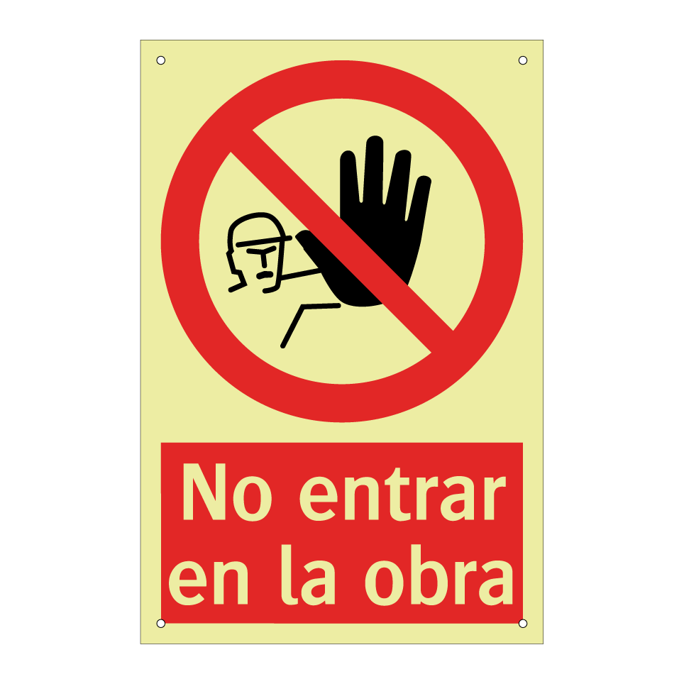 No entrar en la obra