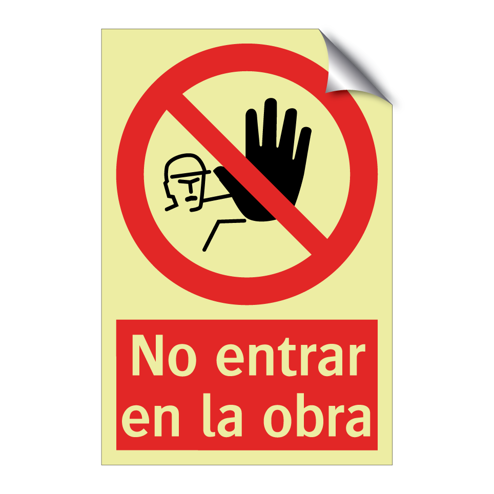 No entrar en la obra