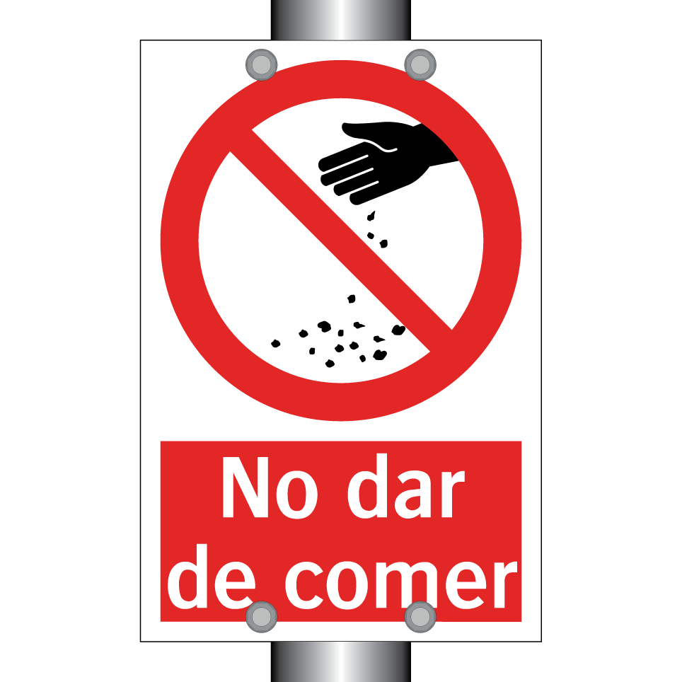 No dar de comer