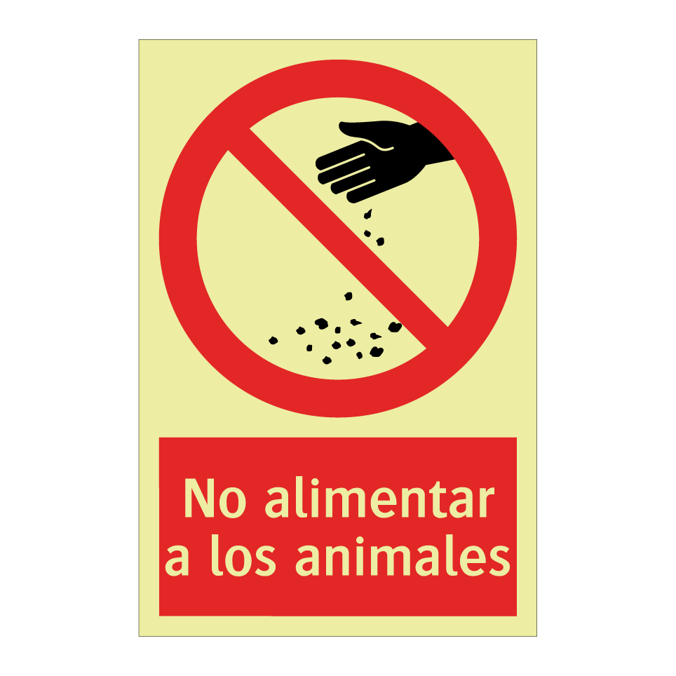 No alimentar a los animales