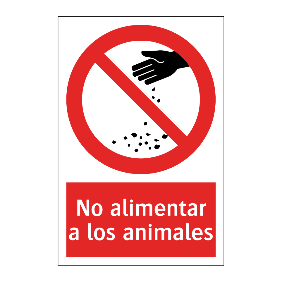 No alimentar a los animales