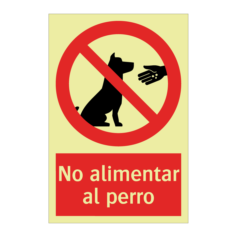 No alimentar al perro