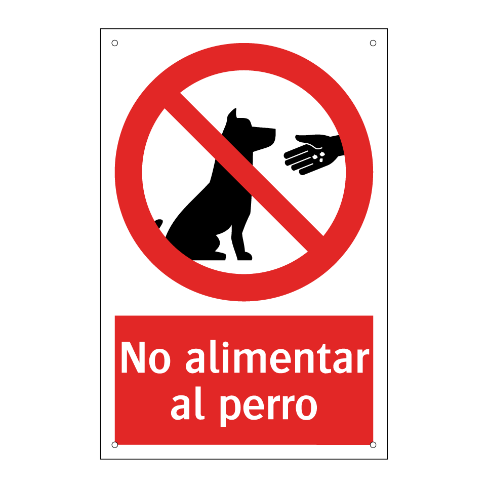 No alimentar al perro