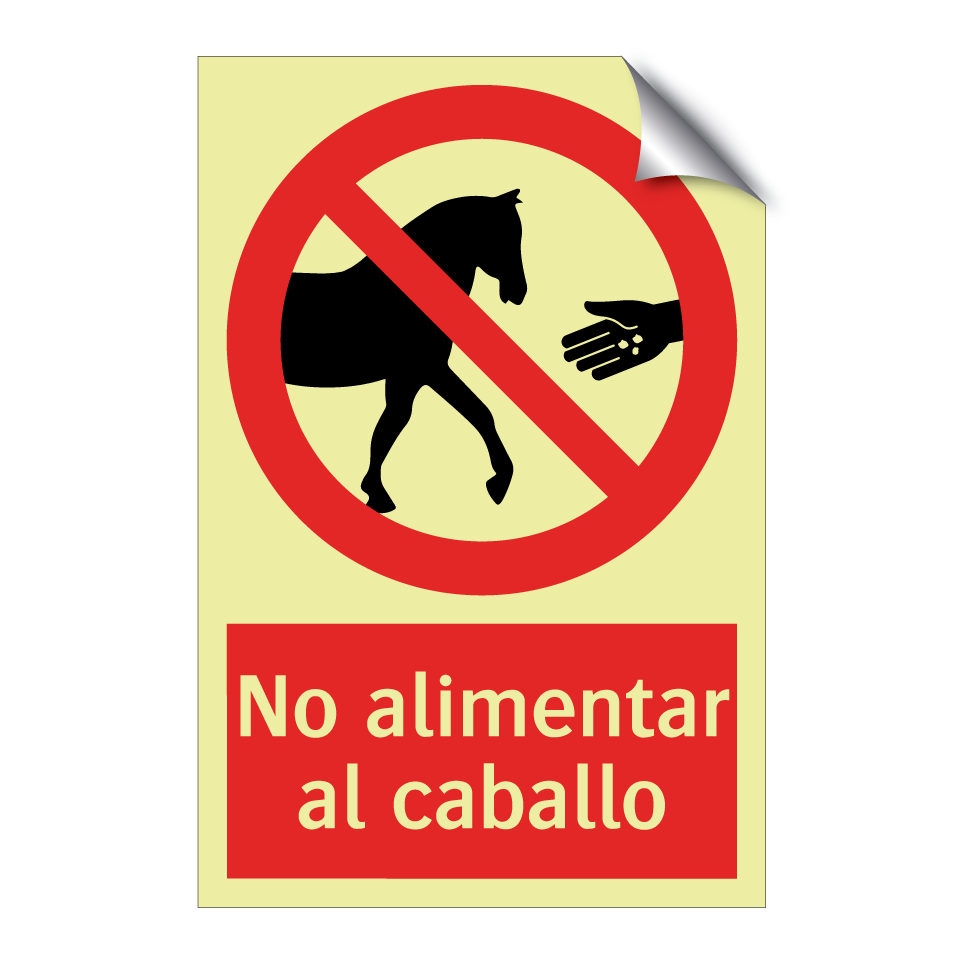 No alimentar al caballo