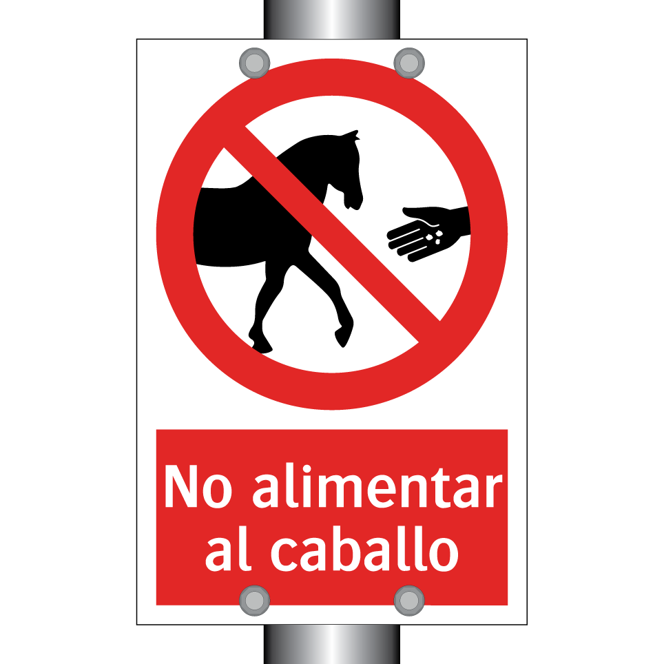 No alimentar al caballo