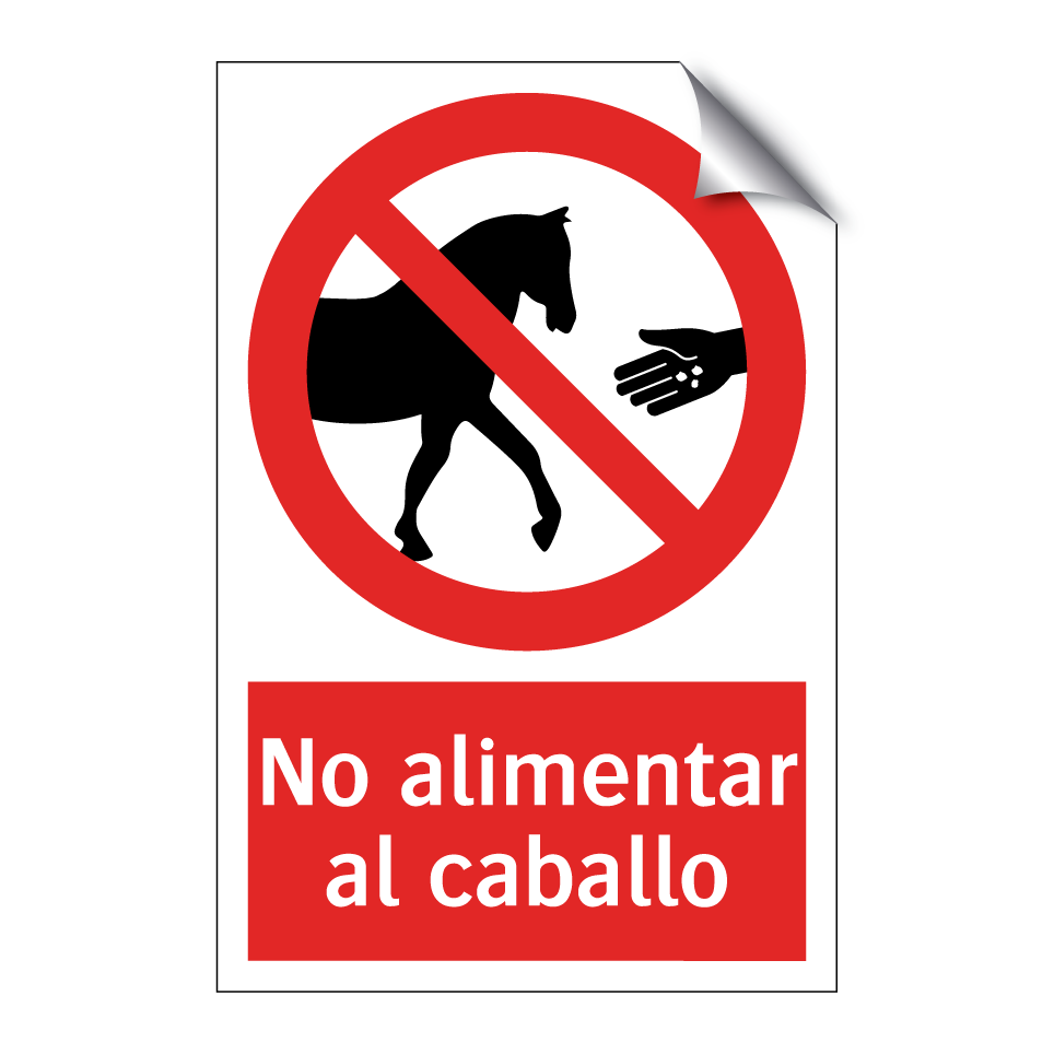 No alimentar al caballo