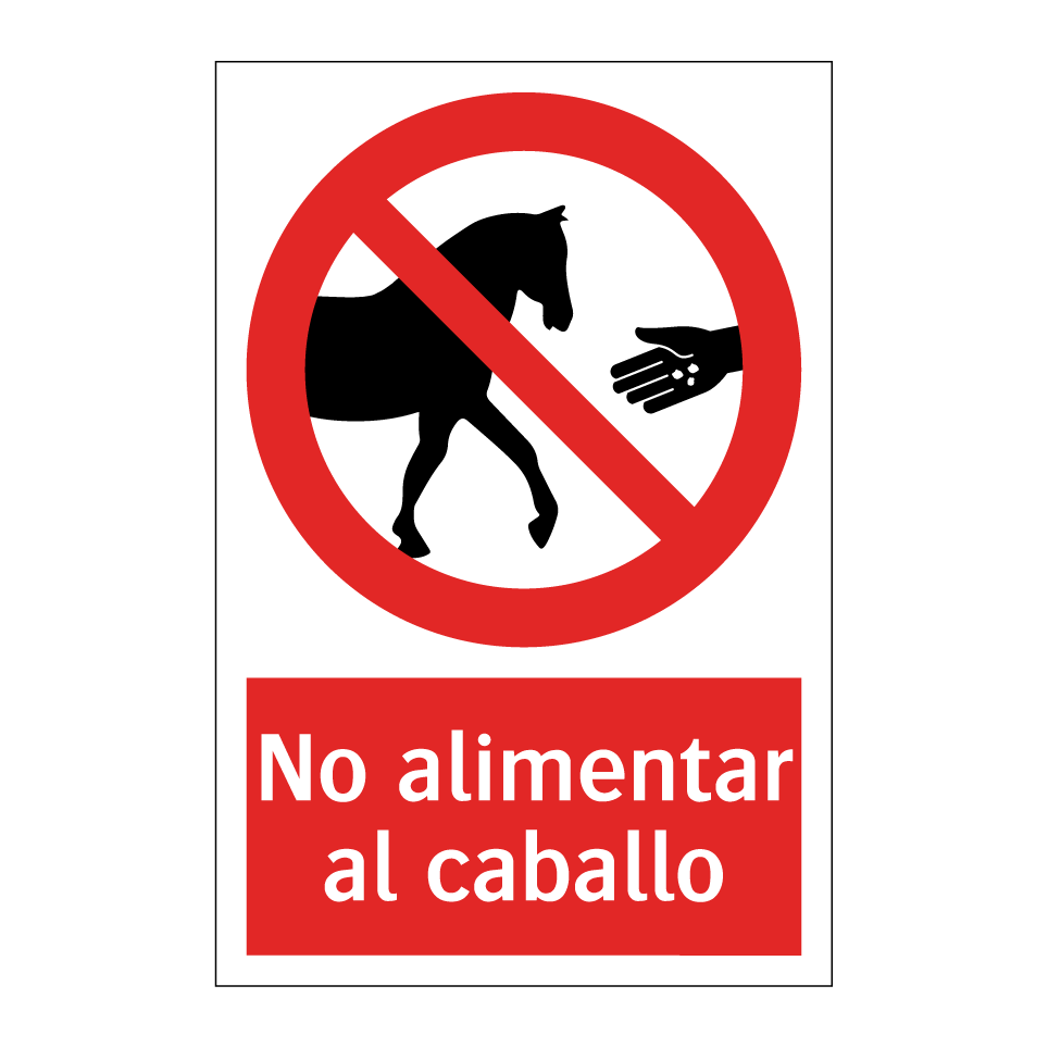 No alimentar al caballo