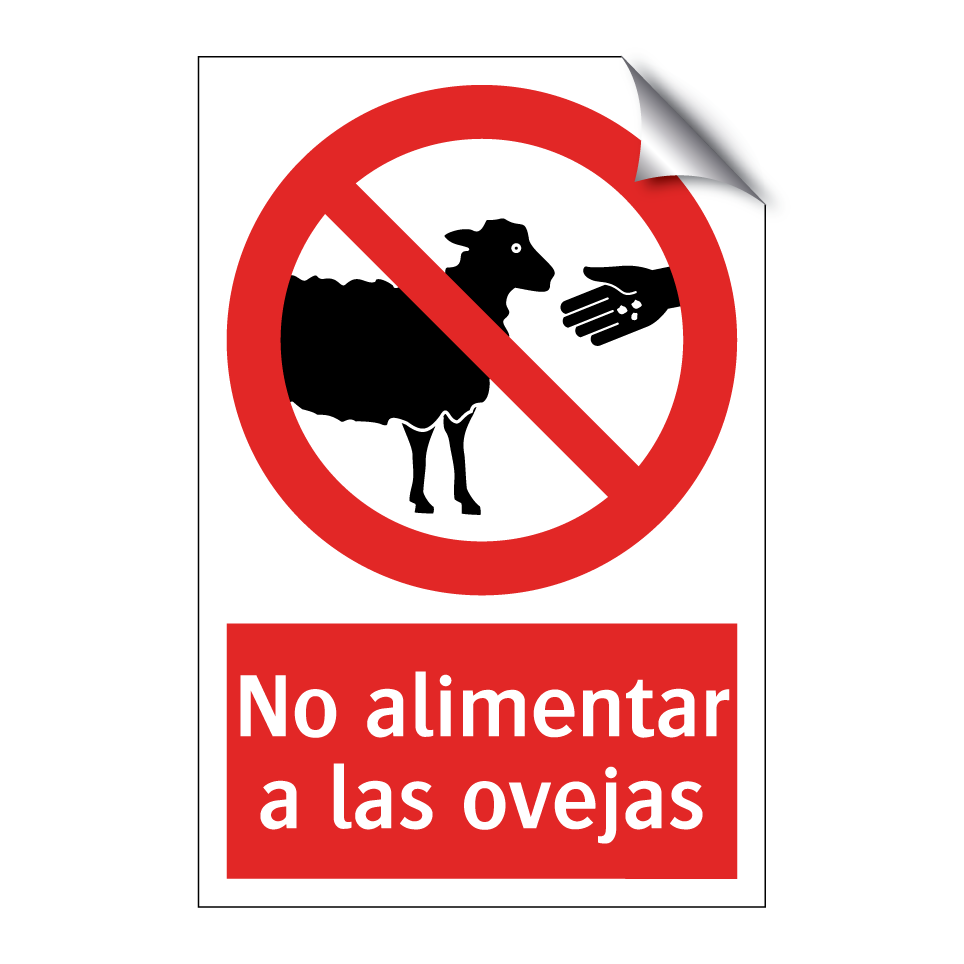 No alimentar a las ovejas