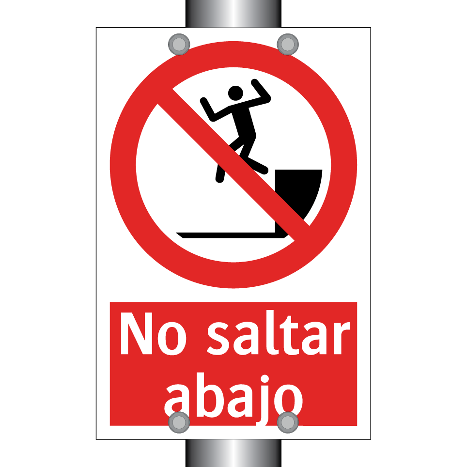 No saltar abajo