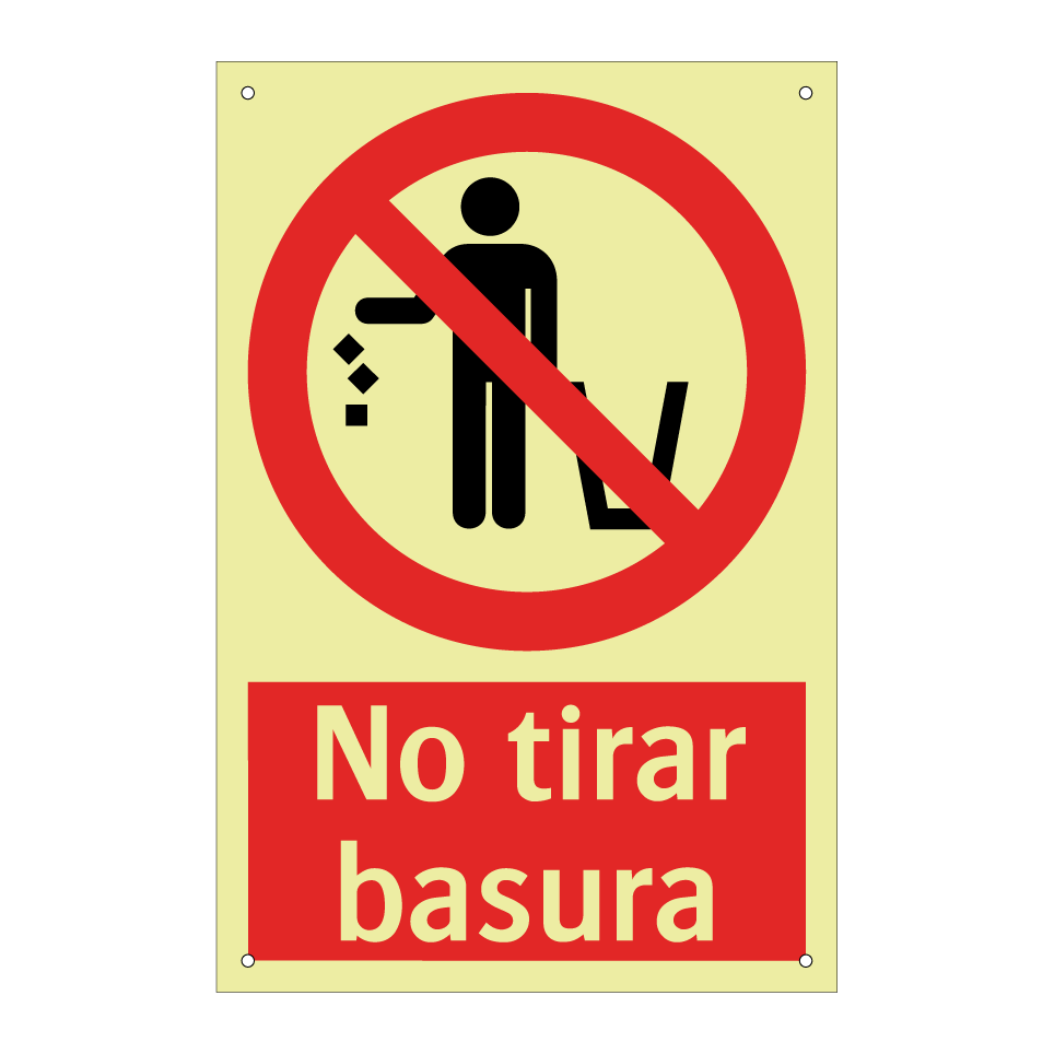 No tirar basura