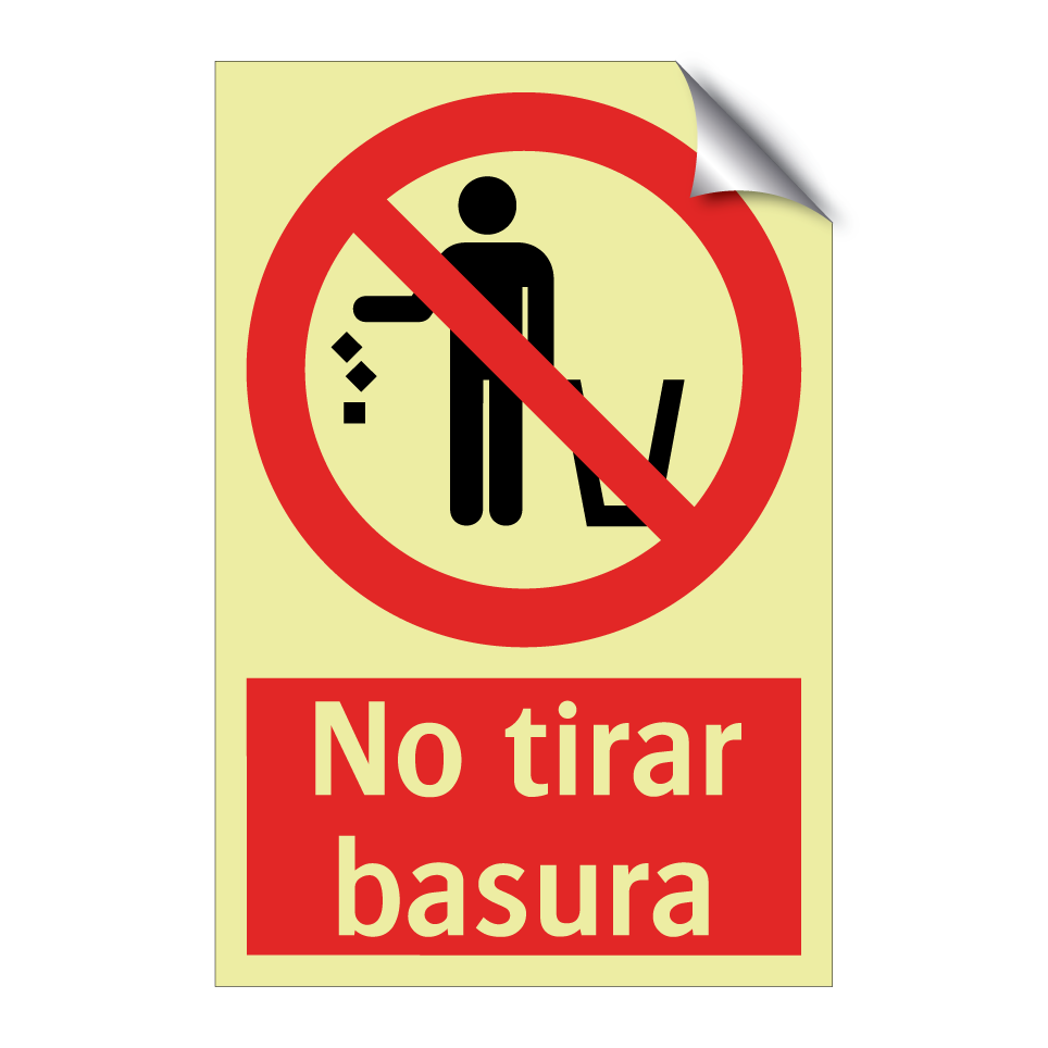 No tirar basura