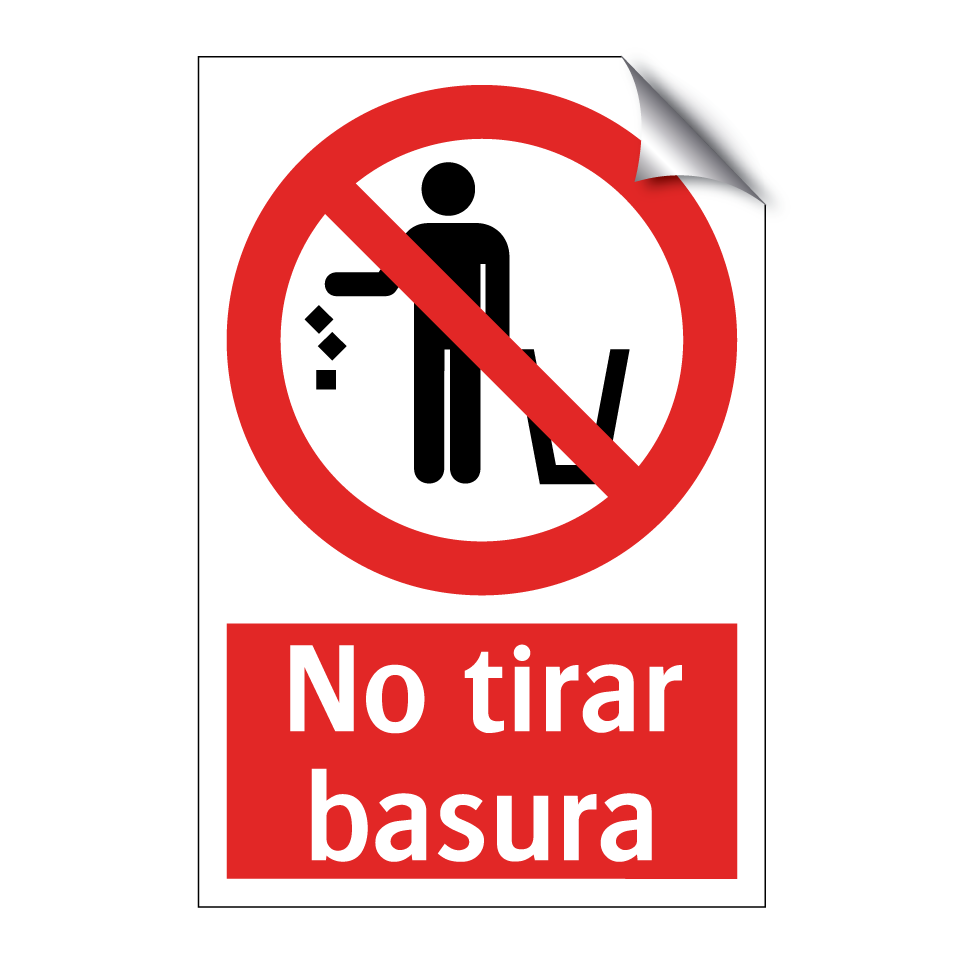 No tirar basura