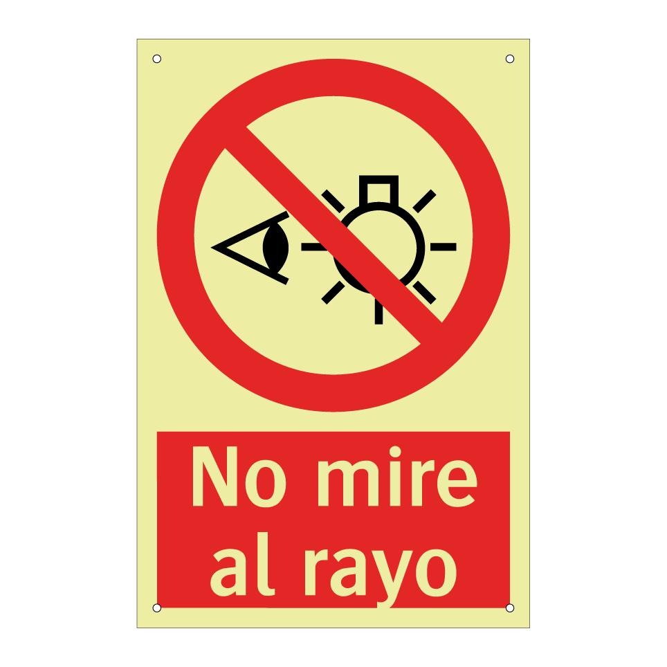 No mire al rayo