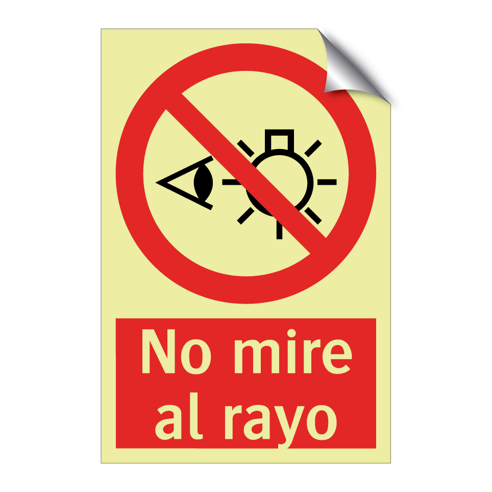 No mire al rayo
