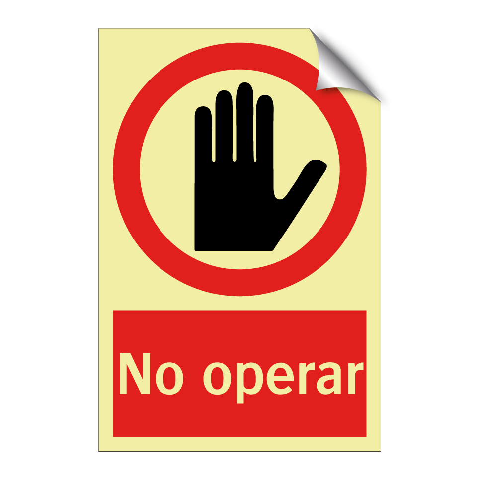 No operar