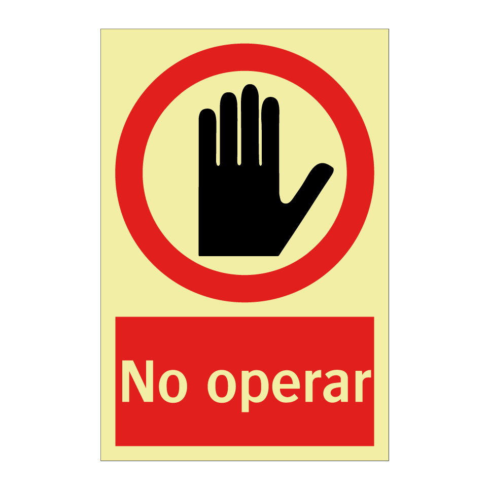 No operar
