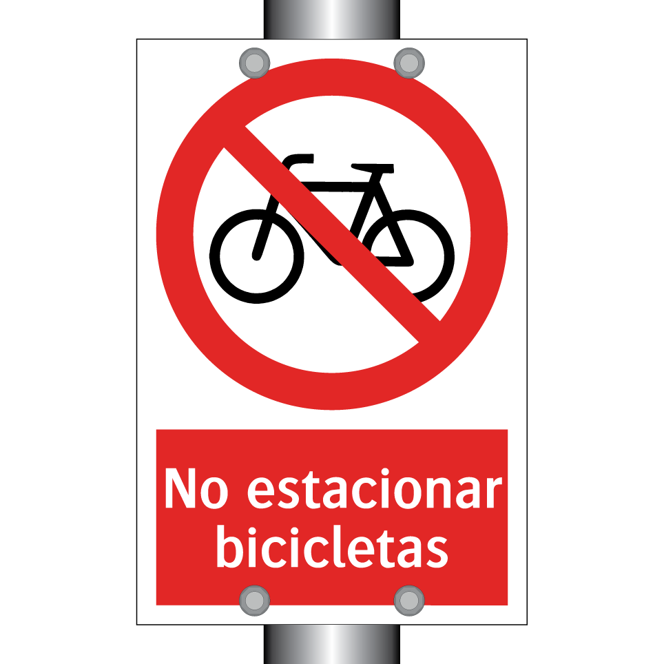 No estacionar bicicletas