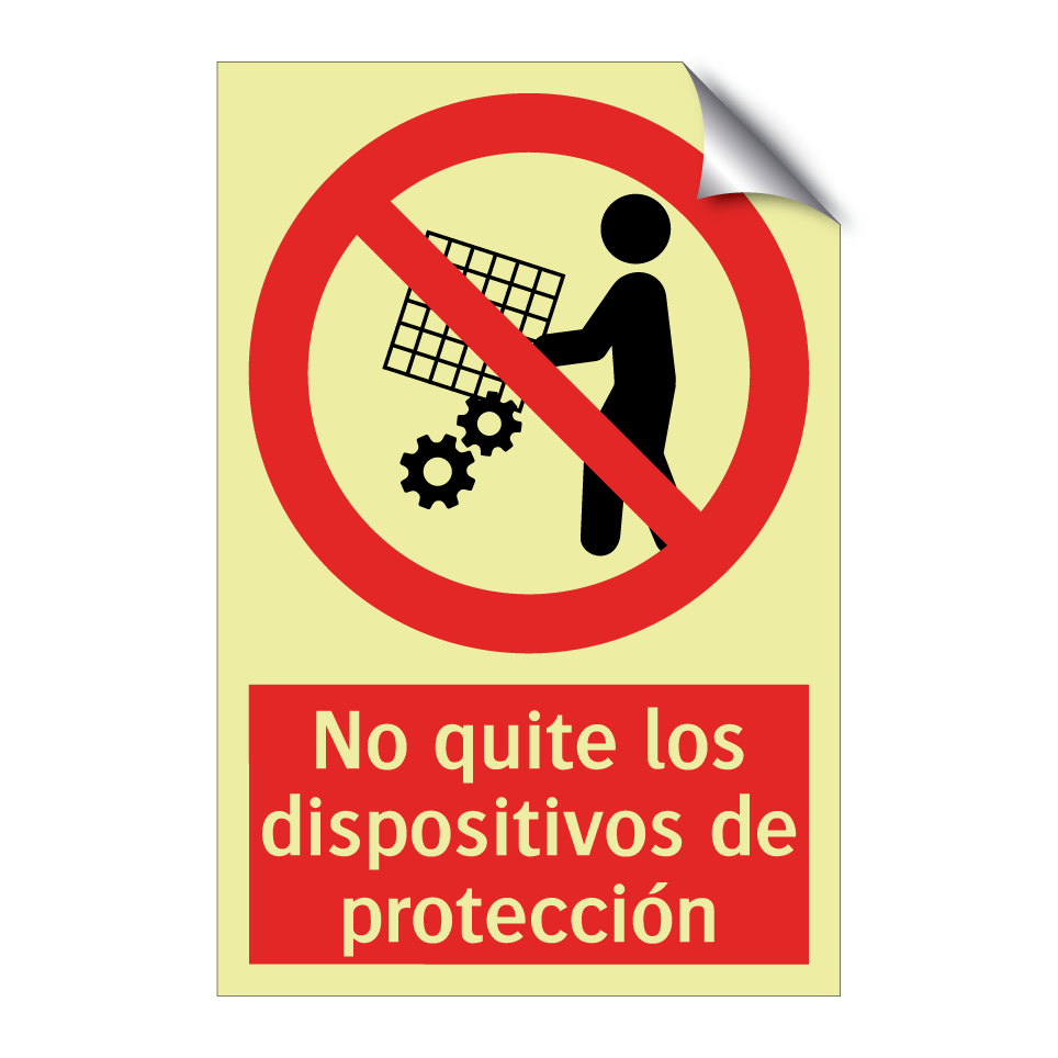 No quite los dispositivos de protección