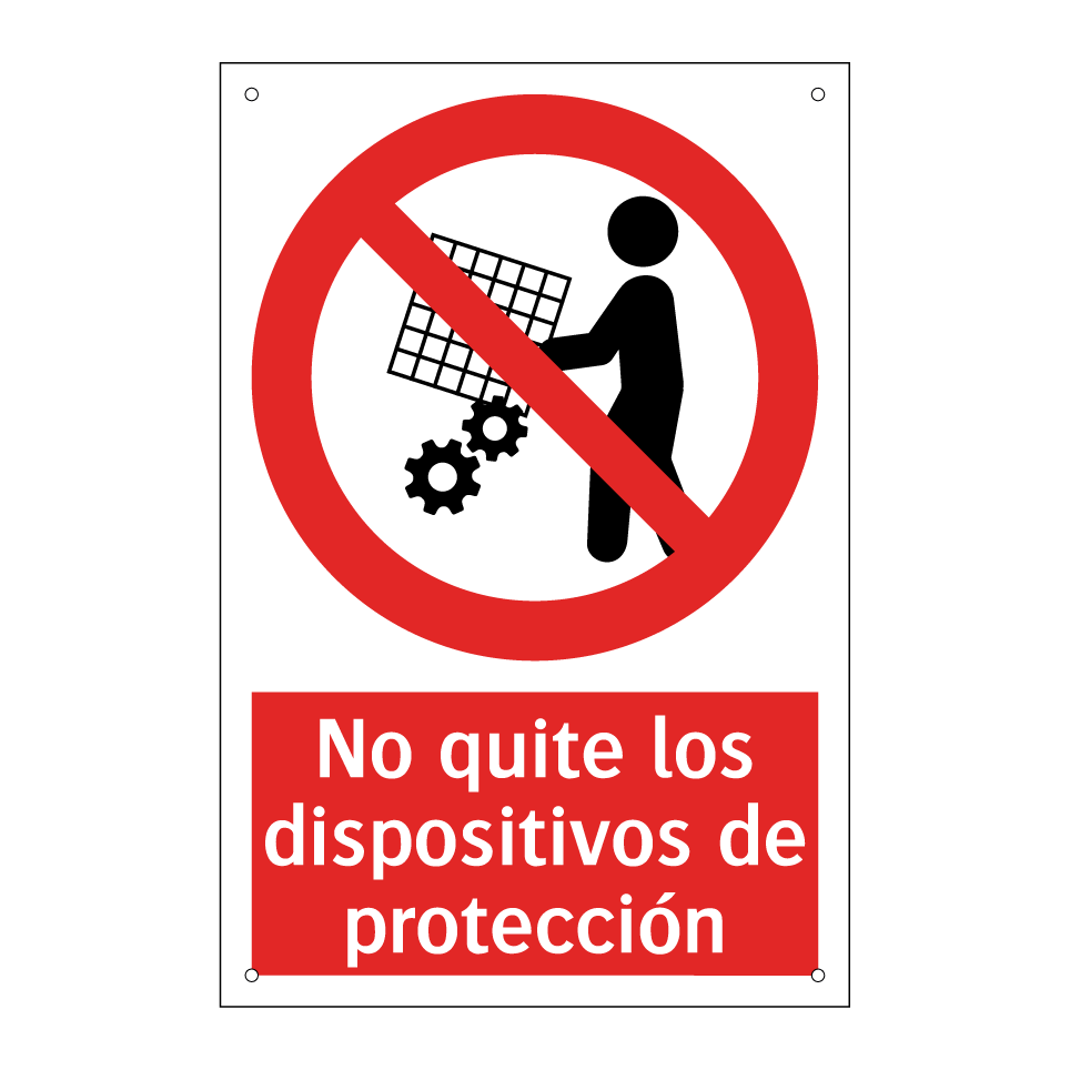 No quite los dispositivos de protección