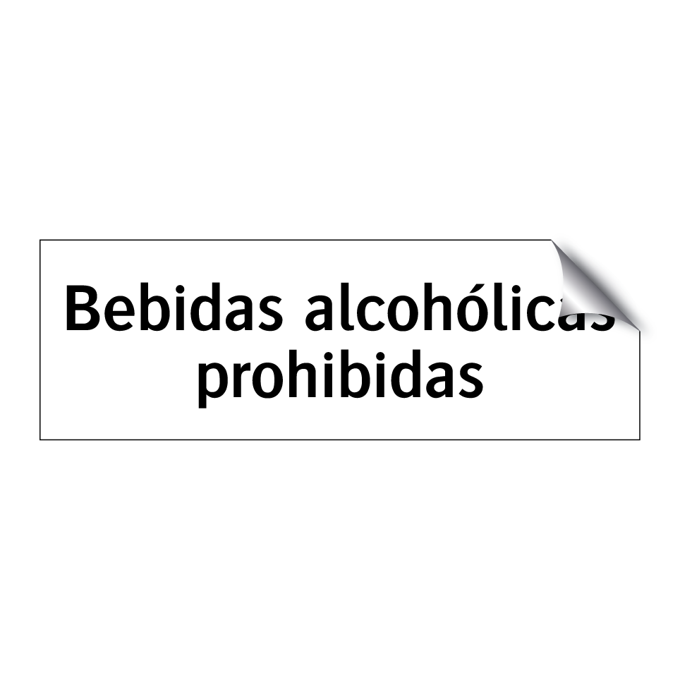 Bebidas alcohólicas prohibidas