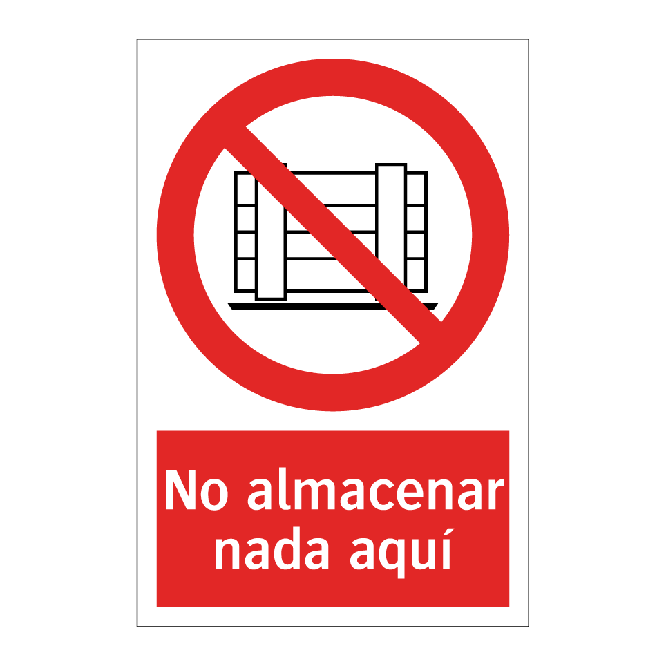 No almacenar nada aquí