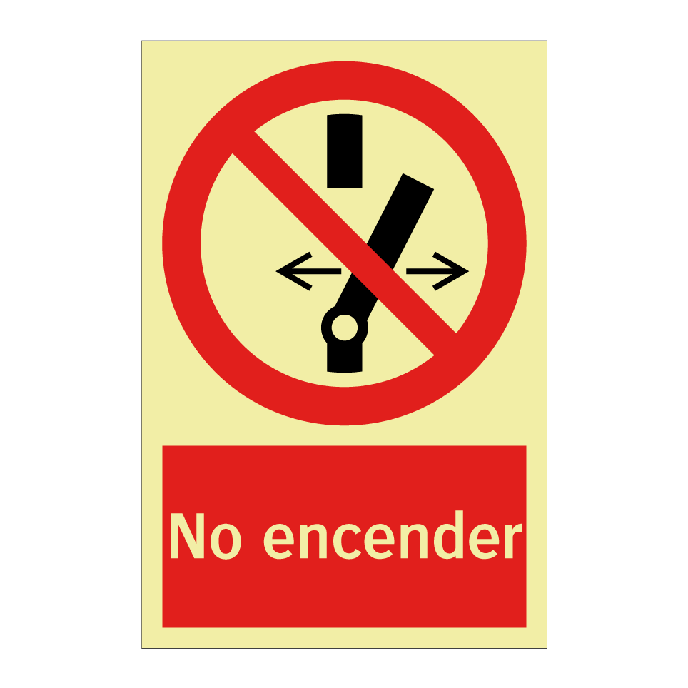 No encender