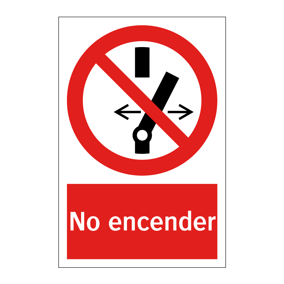 No encender