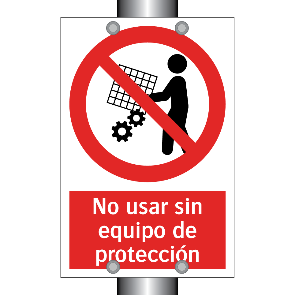 No usar sin equipo de protección