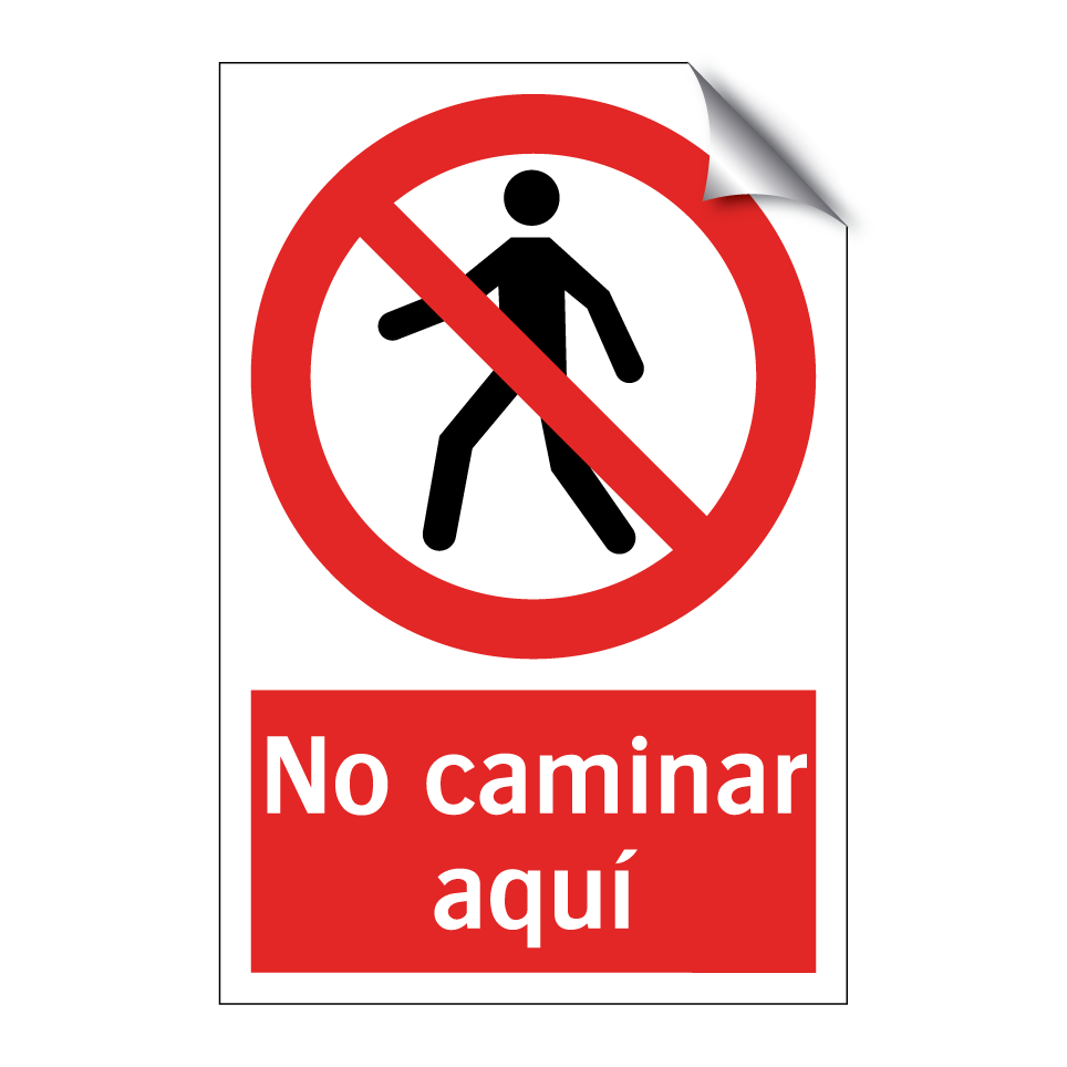 No caminar aquí