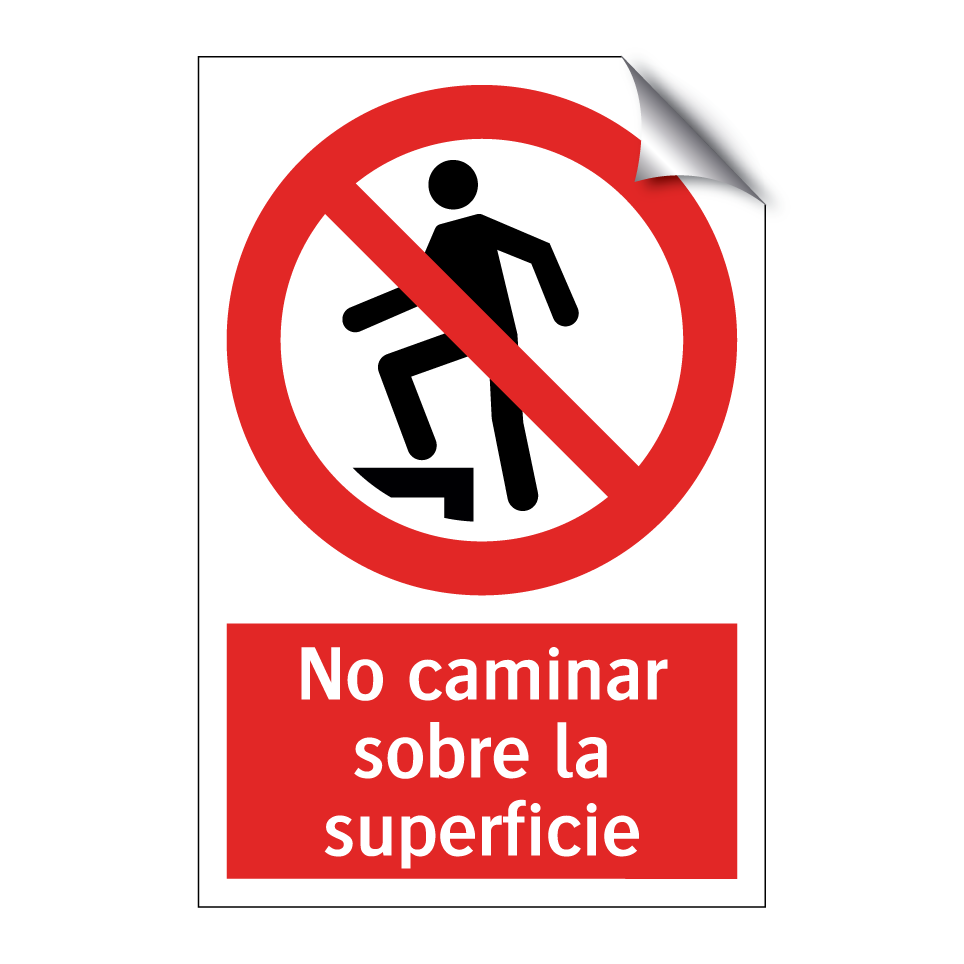No caminar sobre la superficie