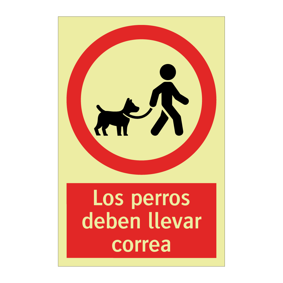 Los perros deben llevar correa