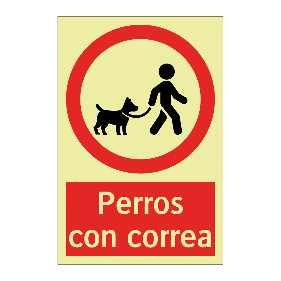 Perros con correa