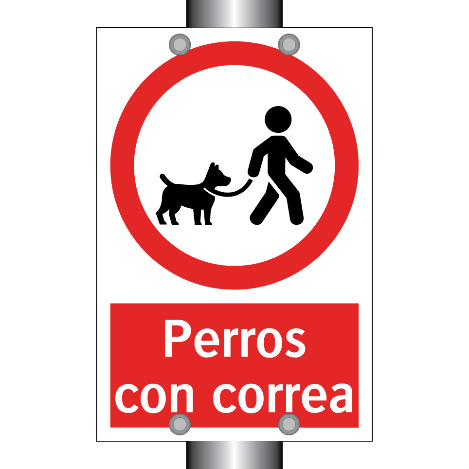 Perros con correa