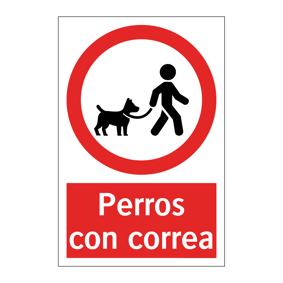 Perros con correa