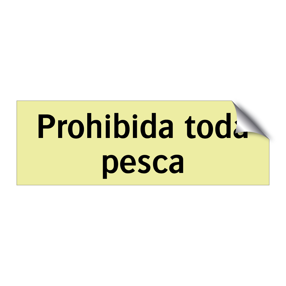 Prohibida toda pesca