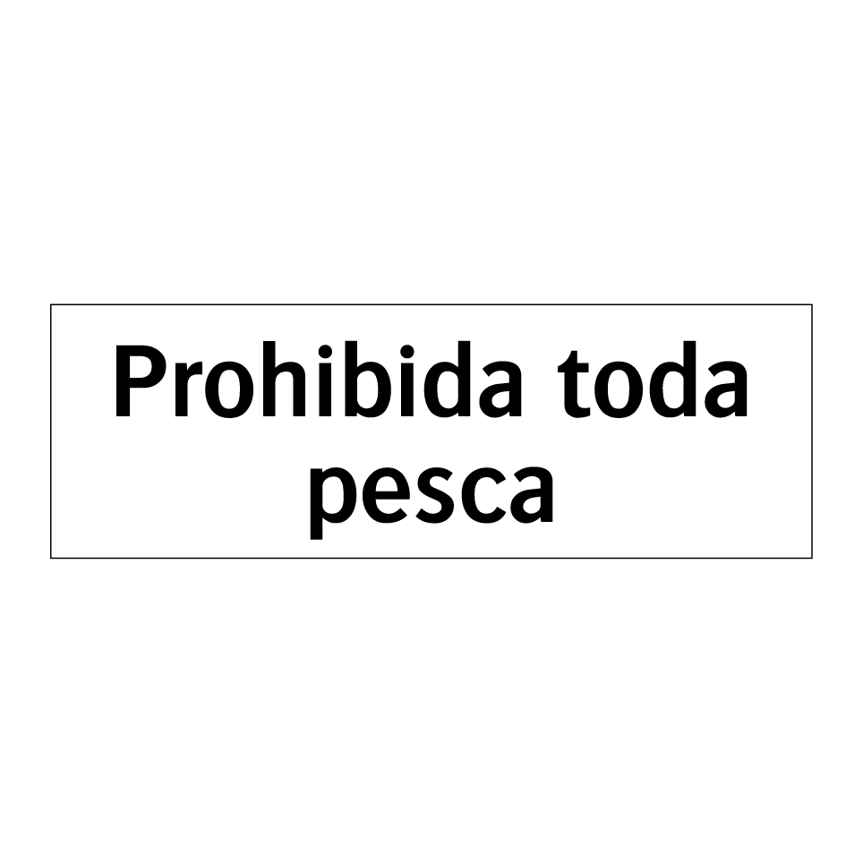 Prohibida toda pesca