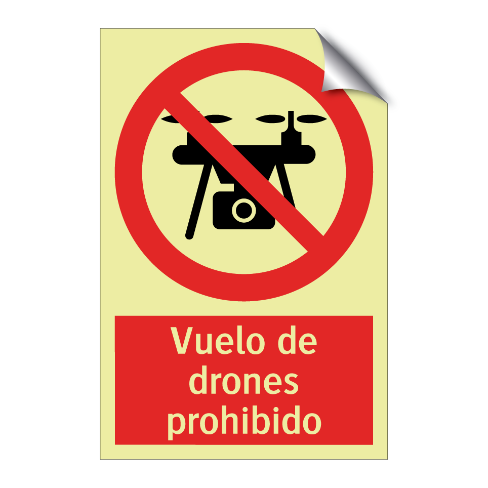 Vuelo de drones prohibido